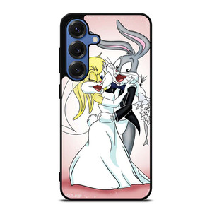 BUGS BUNNY AND LOLA LOVE Samsung Galaxy S25 Case Cover BUGS BUNNY AND LOLA LOVE Samsung Galaxy S25 Case Cover