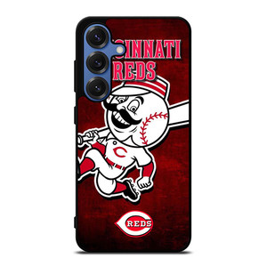 CINCINNATI REDS LOGO BASEBALL Samsung Galaxy S25 Case Cover CINCINNATI REDS LOGO BASEBALL Samsung Galaxy S25 Case Cover