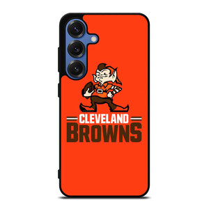 CLEVELAND BROWNS ICON Samsung Galaxy S25 Case Cover CLEVELAND BROWNS ICON Samsung Galaxy S25 Case Cover