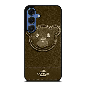 COACH NEW YORK BROWN BEAR Samsung Galaxy S25 Case Cover COACH NEW YORK BROWN BEAR Samsung Galaxy S25 Case Cover