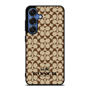 COACH NEW YORK BROWN Samsung Galaxy S25 Case Cover