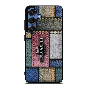 COACH NEW YORK LOGO JEANS  Samsung Galaxy S25 Case Cover