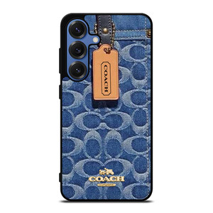 COACH NEW YORK LOGO JEANS BAG Samsung Galaxy S25 Case Cover COACH NEW YORK LOGO JEANS BAG Samsung Galaxy S25 Case Cover