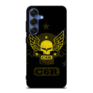 CORVETTE C6R SKULL Samsung Galaxy S25 Case Cover CORVETTE C6R SKULL Samsung Galaxy S25 Case Cover