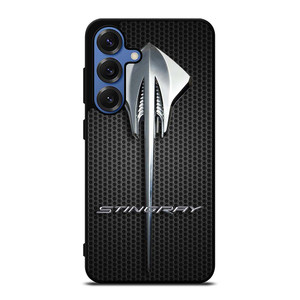 CORVETTE STINGRAY LOGO METAL Samsung Galaxy S25 Case Cover CORVETTE STINGRAY LOGO METAL Samsung Galaxy S25 Case Cover