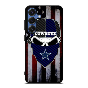 DALLAS COWBOYS SKULL USA FLAG Samsung Galaxy S25 Case Cover
