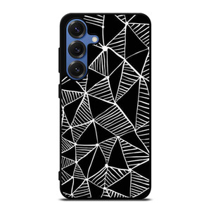 DARK TRIANGLE PATTERN Samsung Galaxy S25 Case Cover