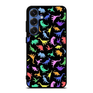 DINOSAUR COLORFUL PATTERN Samsung Galaxy S25 Case Cover DINOSAUR COLORFUL PATTERN Samsung Galaxy S25 Case Cover