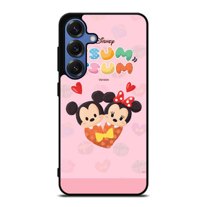 DISNEY TSUM TSUM MINNIE AND MICKEY MOUSE Samsung Galaxy S25 Case Cover DISNEY TSUM TSUM MINNIE AND MICKEY MOUSE Samsung Galaxy S25 Case Cover