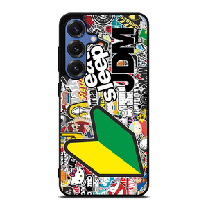 EAT SLEEP JDM STICKER BOMB Samsung Galaxy S25 Case Cover EAT SLEEP JDM STICKER BOMB Samsung Galaxy S25 Case Cover