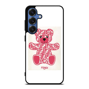 FENDI ROMA PINK BEAR Samsung Galaxy S25 Case Cover FENDI ROMA PINK BEAR Samsung Galaxy S25 Case Cover