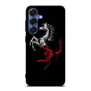 FERRARI LOGO CHROME HORSE Samsung Galaxy S25 Case Cover FERRARI LOGO CHROME HORSE Samsung Galaxy S25 Case Cover