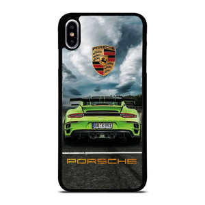 PORSCHE LOGO GREEN CAR iPhone XS Max Case Cover
