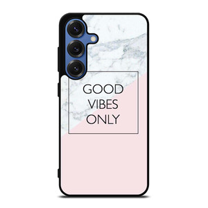 GOOD VIBES ONLY MARBLE Samsung Galaxy S25 Case Cover GOOD VIBES ONLY MARBLE Samsung Galaxy S25 Case Cover