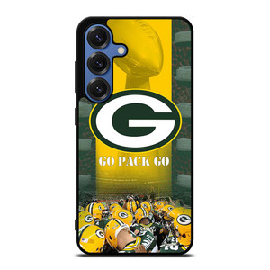 GREEN BAY PACKERS GO PACK GO Samsung Galaxy S25 Case Cover GREEN BAY PACKERS GO PACK GO Samsung Galaxy S25 Case Cover