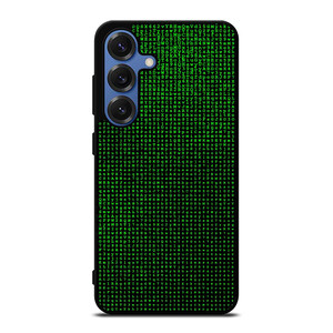 GREEN BINARY CODE PATTERN Samsung Galaxy S25 Case Cover GREEN BINARY CODE PATTERN Samsung Galaxy S25 Case Cover
