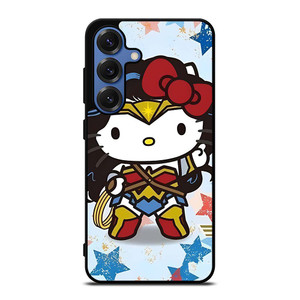 HELLO KITTY WONDER WOMAN KITTY Samsung Galaxy S25 Case Cover