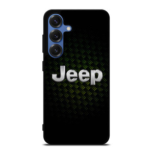 JEEP GREEN CARBON LOGO Samsung Galaxy S25 Case Cover