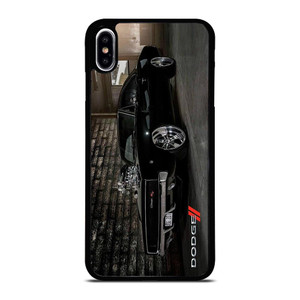 DODGE CHARGER BLACK CAR iPhone XS Max Case Cover