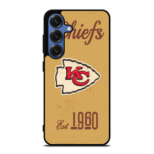 KANSAS CITY CHIEFS RUSTY LOGO Samsung Galaxy S25 Case Cover