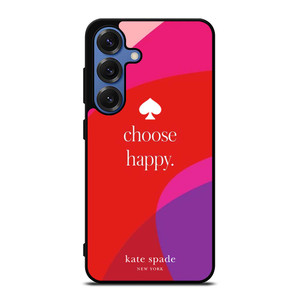 KATE SPADE CHOOSE HAPPY Samsung Galaxy S25 Case Cover KATE SPADE CHOOSE HAPPY Samsung Galaxy S25 Case Cover