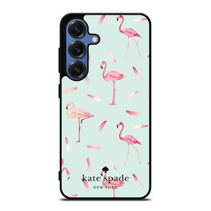 KATE SPADE NEW YORK LOGO FLAMINGOS Samsung Galaxy S25 Case Cover KATE SPADE NEW YORK LOGO FLAMINGOS Samsung Galaxy S25 Case Cover