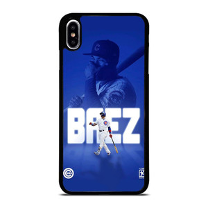 JAVIER BAEZ CHICAGO CUBS BASEBALL iPhone XS Max Case Cover JAVIER BAEZ CHICAGO CUBS BASEBALL iPhone XS Max Case Cover