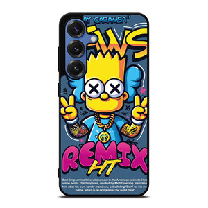 KAWS X BART SIMPSONS Samsung Galaxy S25 Case Cover KAWS X BART SIMPSONS Samsung Galaxy S25 Case Cover