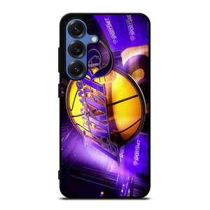 LA LAKERS 3D LOGO Samsung Galaxy S25 Case Cover LA LAKERS 3D LOGO Samsung Galaxy S25 Case Cover