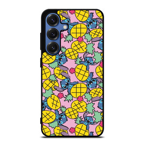 LILO AND STITCH PINEAPPLE PATTERN Samsung Galaxy S25 Case Cover LILO AND STITCH PINEAPPLE PATTERN Samsung Galaxy S25 Case Cover