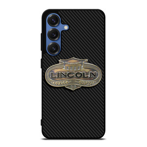 LINCOLN MOTOR LOGO CARBON Samsung Galaxy S25 Case Cover