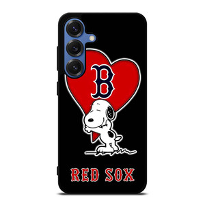 LOVE BOSTON RED SOX SNOOPY Samsung Galaxy S25 Case Cover