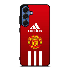 MANCHESTER UNITED FC ADIDAS STRIPES Samsung Galaxy S25 Case Cover