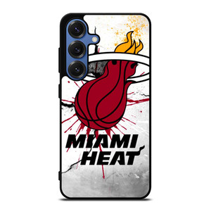 MIAMI HEAT ART LOGO Samsung Galaxy S25 Case Cover