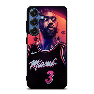 MIAMI HEAT DWYANE WADE 3 NBA Samsung Galaxy S25 Case Cover