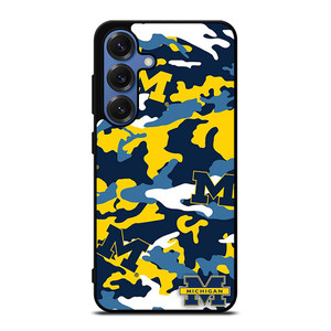 MICHIGAN WOLVERINES FOOTBALL CAMO Samsung Galaxy S25 Case Cover