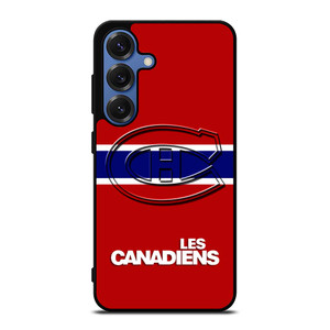 MONTREAL LES CANADIENS STRIPED LOGO Samsung Galaxy S25 Case Cover