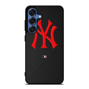 NEW YORK YANKEES STITCHING LEATHER Samsung Galaxy S25 Case Cover