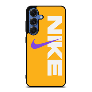 NIKE LOGO PURPLE YELLOW Samsung Galaxy S25 Case Cover NIKE LOGO PURPLE YELLOW Samsung Galaxy S25 Case Cover