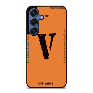 OFF WHITE V LONE LOGO Samsung Galaxy S25 Case Cover OFF WHITE V LONE LOGO Samsung Galaxy S25 Case Cover