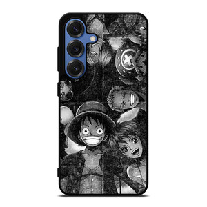ONE PIECE BLACK WHITE GRUNGE ALL Samsung Galaxy S25 Case Cover ONE PIECE BLACK WHITE GRUNGE ALL Samsung Galaxy S25 Case Cover