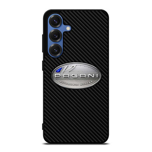 PAGANI CAR LOGO CARBON Samsung Galaxy S25 Case Cover