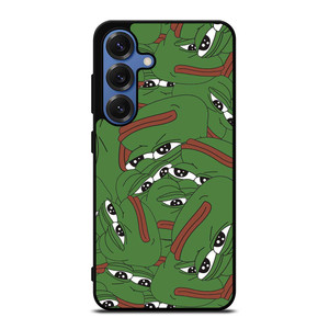 PEPE THE SMUG FROG COLLAGE Samsung Galaxy S25 Case Cover PEPE THE SMUG FROG COLLAGE Samsung Galaxy S25 Case Cover
