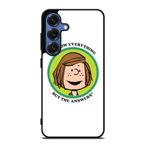 PEPPERMINT PATTY THE PEANUTS Samsung Galaxy S25 Case Cover PEPPERMINT PATTY THE PEANUTS Samsung Galaxy S25 Case Cover