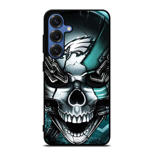 PHILADELPHIA EAGLES SKULL LOGO Samsung Galaxy S25 Case Cover PHILADELPHIA EAGLES SKULL LOGO Samsung Galaxy S25 Case Cover