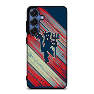 RED DEVILS MANCHESTER UNITED FC FOOTBALL CLUB LOGO Samsung Galaxy S25 Case Cover