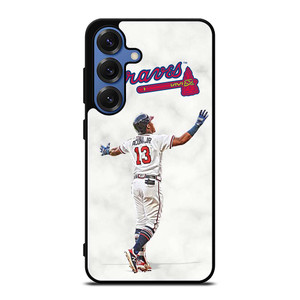 RONALD ACUNA JR MARBLE ATLANTA BRAVES Samsung Galaxy S25 Case Cover