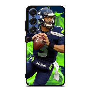 RUSSELL WILSON SEATTLE SEAHAWK NFL Samsung Galaxy S25 Case Cover