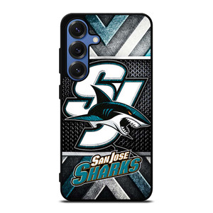 SAN JOSE SHARKS LOGO NHL Samsung Galaxy S25 Case Cover SAN JOSE SHARKS LOGO NHL Samsung Galaxy S25 Case Cover