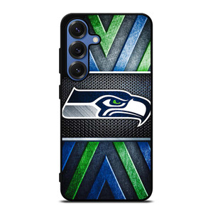 SEATTLE SEAHAWKS METAL LOGO Samsung Galaxy S25 Case Cover
